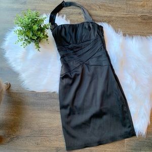 White House Black Market WHBM halter dress 00 Xxs